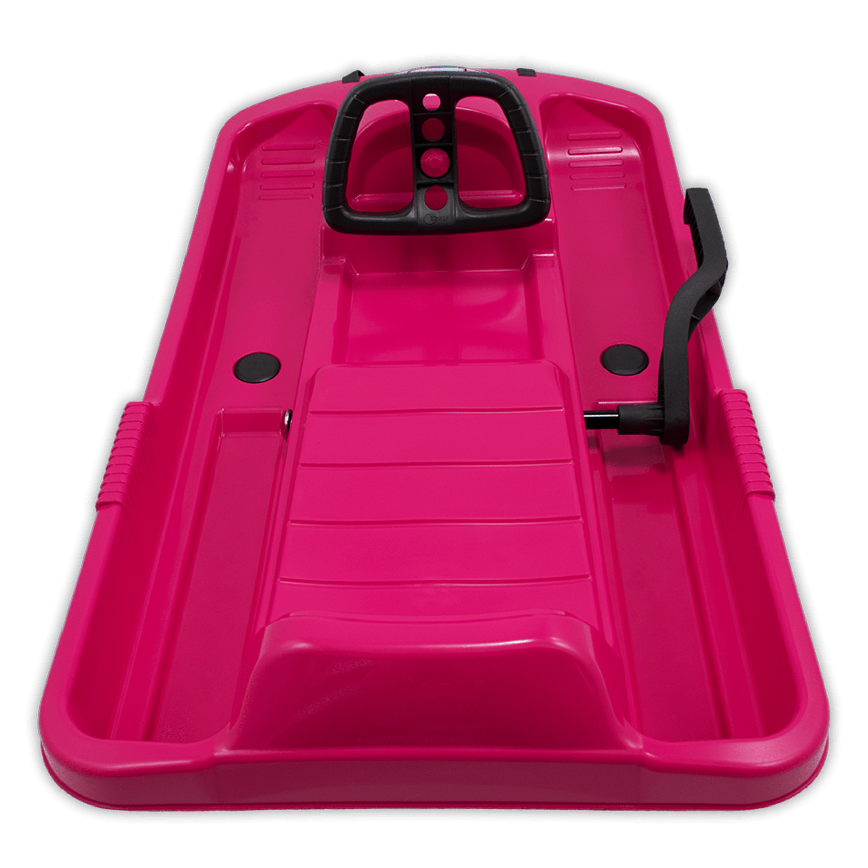 KHW Profi Schlitten » Snow Fox « Metallbremse, Pink, leicht u. robust