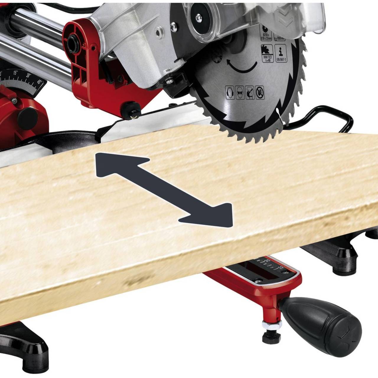 Einhell Zug-Kapp-Gehrungssäge » TC-SM 2131/1 Dual « mit Laser-Funktion