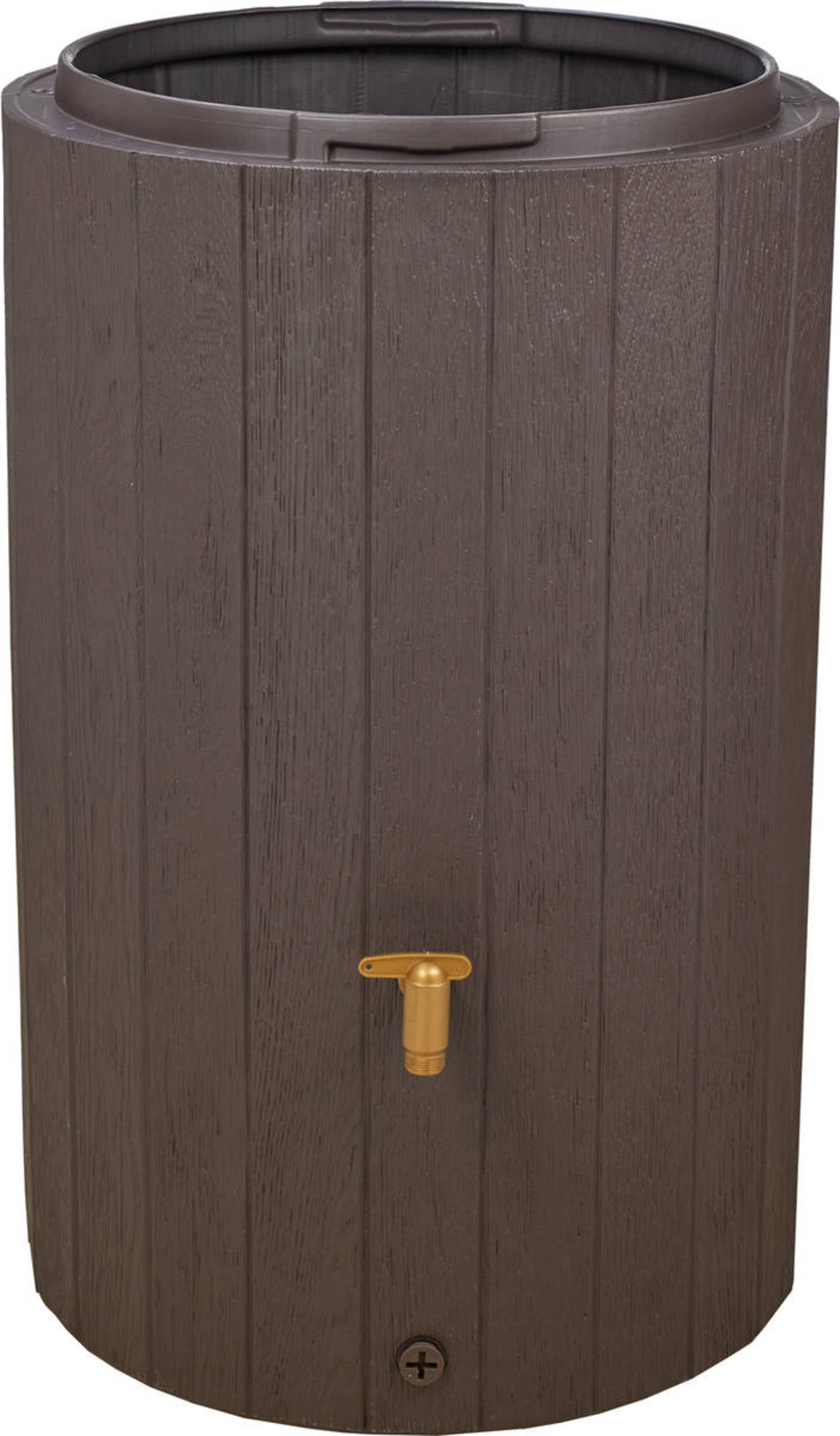 GRAF Regenspeicher » Madera « 220 l Volumen, inkl. Deckel & 3D Dekor