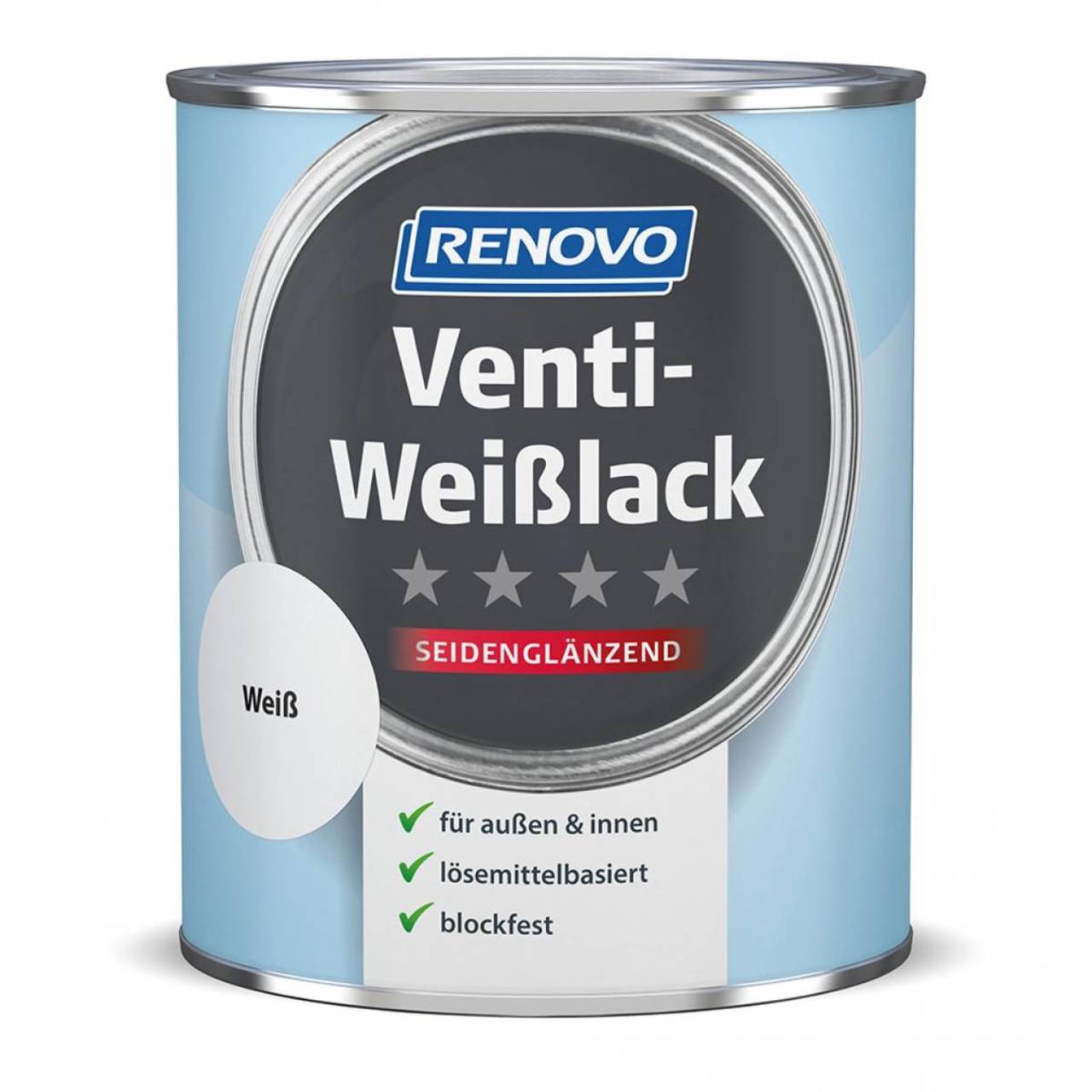 RENOVO Venti-Weißlack » Weiß « seidenglänzend - 750 ml