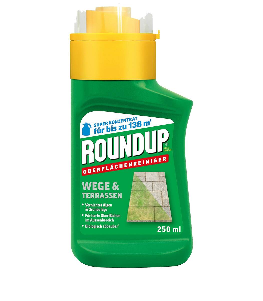 Roundup® » Wege & Terrassen « Konzentrat 250 ml, Algenbekämpfung