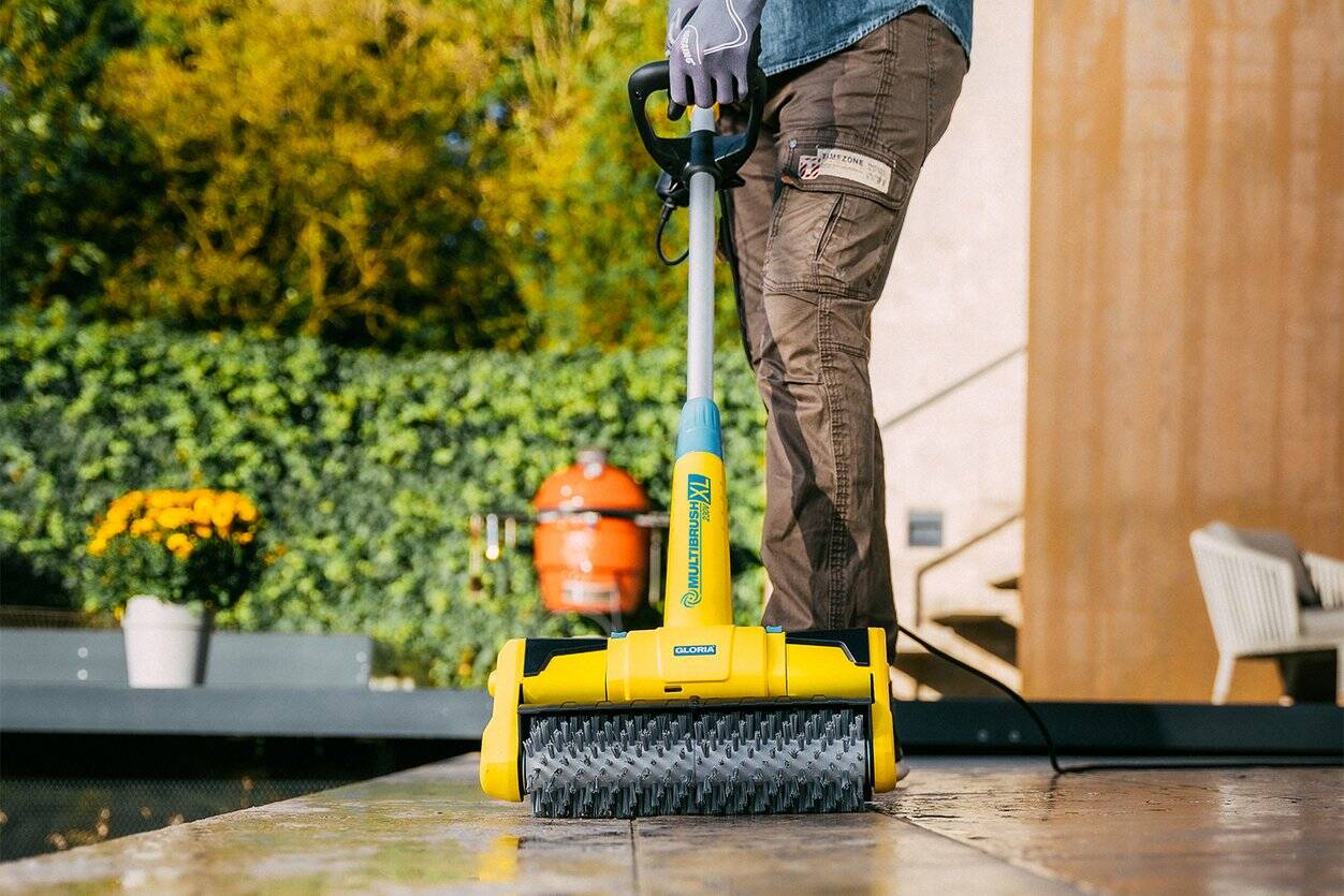 Gloria Fugenreiniger » MultiBrush 230V XL « 500 W, inkl. Lüfterwalze