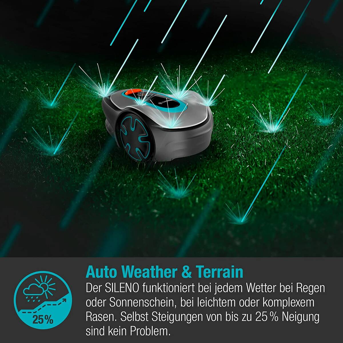 Gardena Mähroboter » Sileno minimo « 500m² Inkl. Bluetooth®