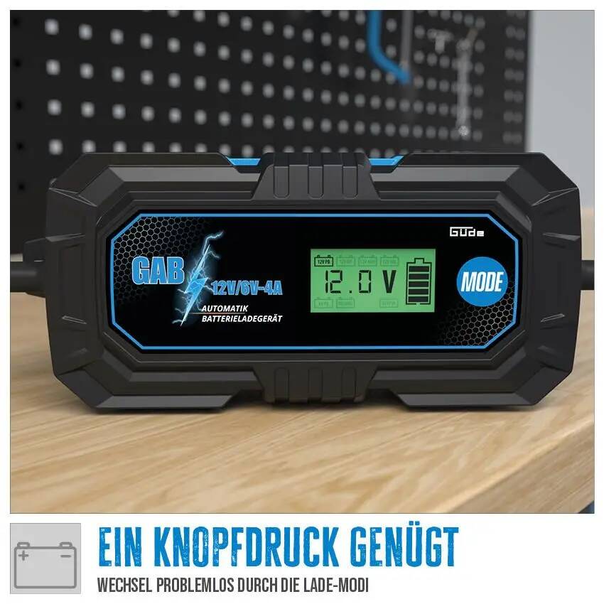 Güde Automatik Batterieladegerät » GAB 12V/6V-4A « 4-120 Ah