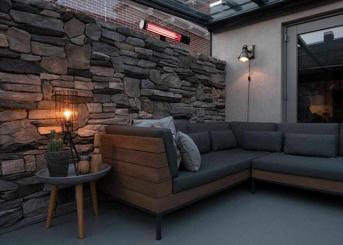 Eurom Terrassenheizung » Golden 2000 Shadow « inkl. Fernbedienung