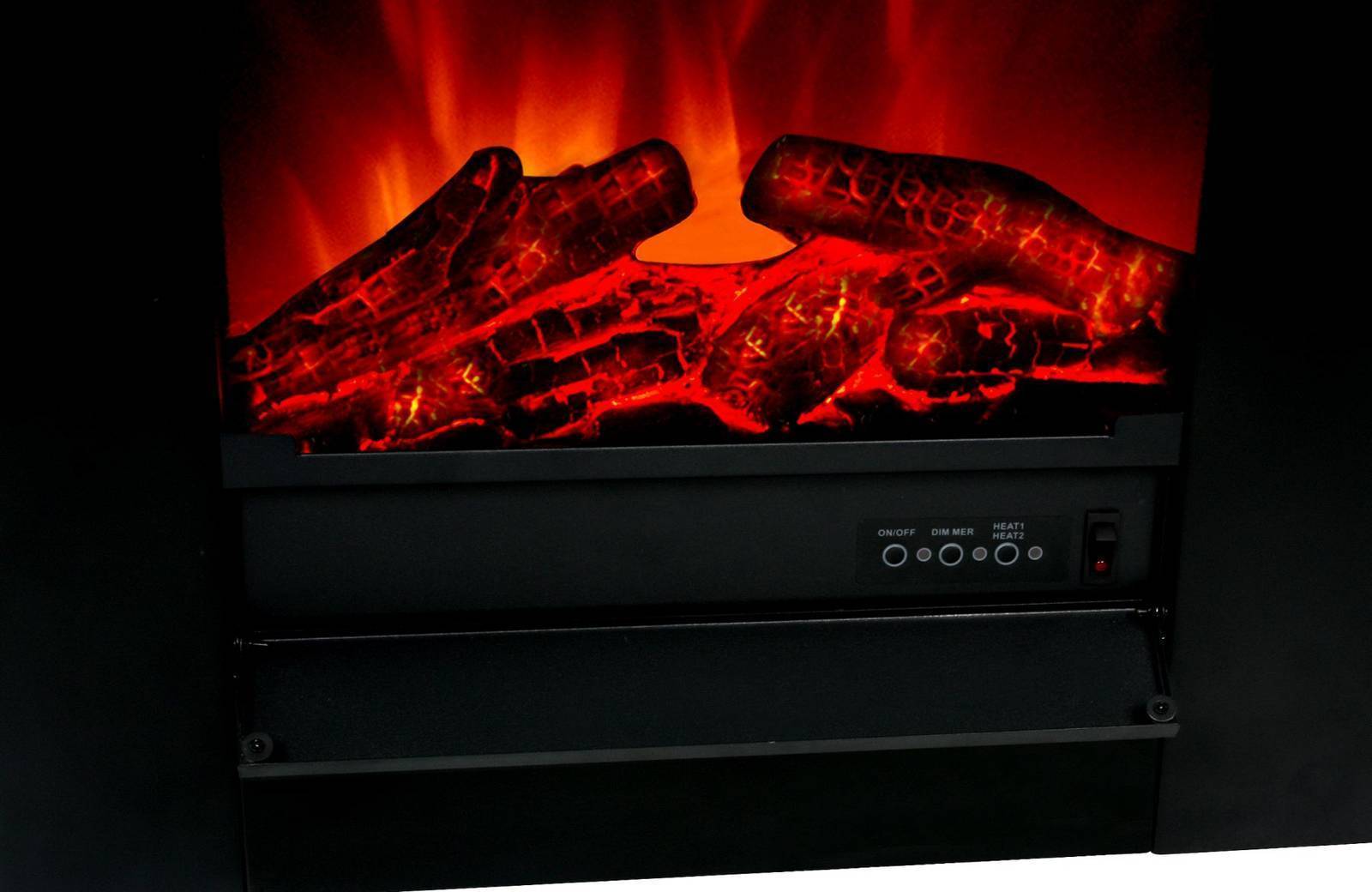 El Fuego Elektrokamin » Tessin « AY0627 - 2 Stufen, Schwarz