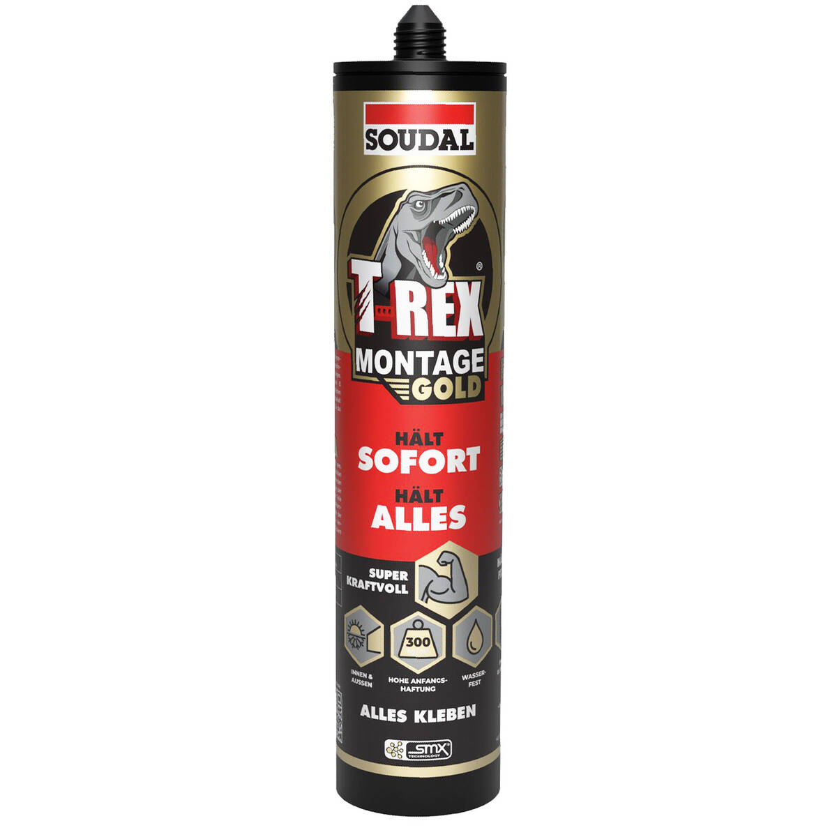 Soudal Hybrid- / Montagekleber » T-Rex Gold « 415g Kartusche