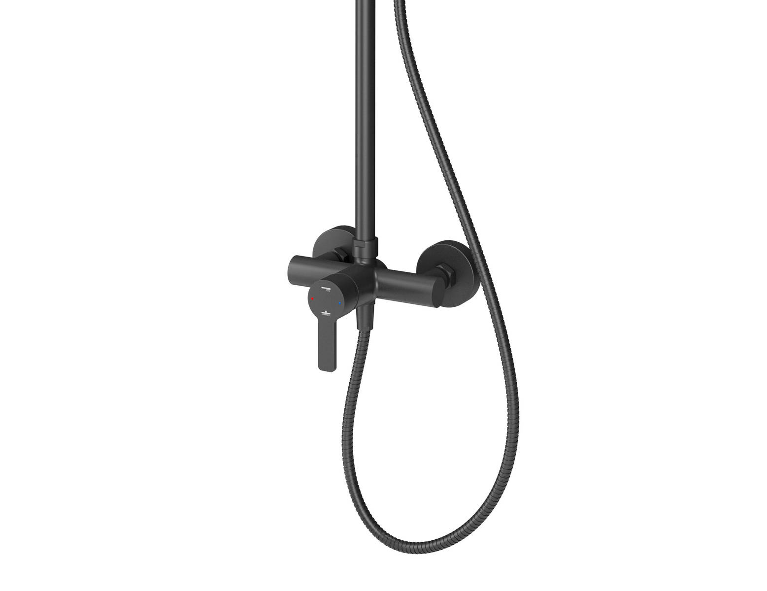 Schulte Duschsystem DuschMaster Rain Classic » EP962068 « Black-Style