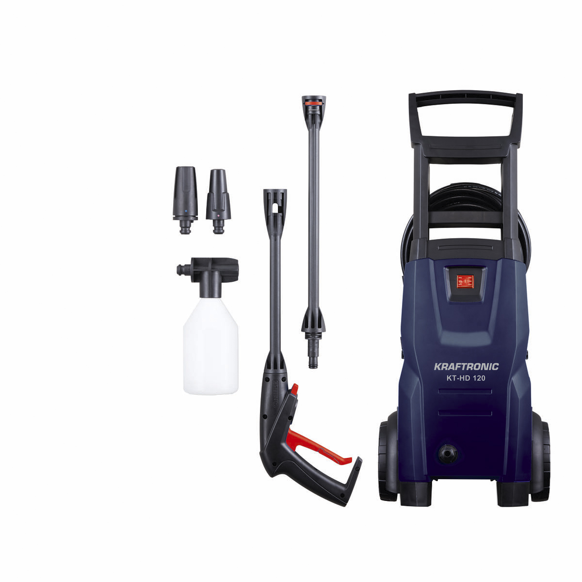 Kraftronic Hochdruckreiniger » KT-HD 120 « inkl. Zubehör