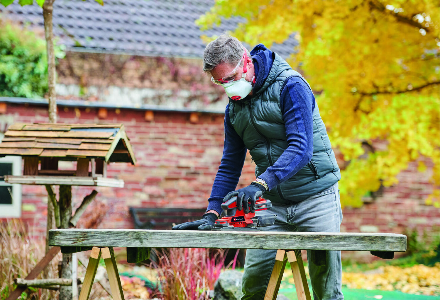 Einhell Akku-Schwingschleifer » TC-OS 18/187 Li-Solo « 18V Micro-Klett