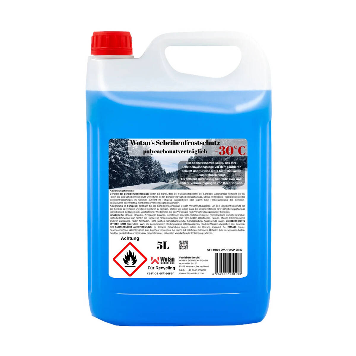Wotan Scheibenfrostschutz » Citrus 5 L « bis -30 Grad, gebrauchsfertig