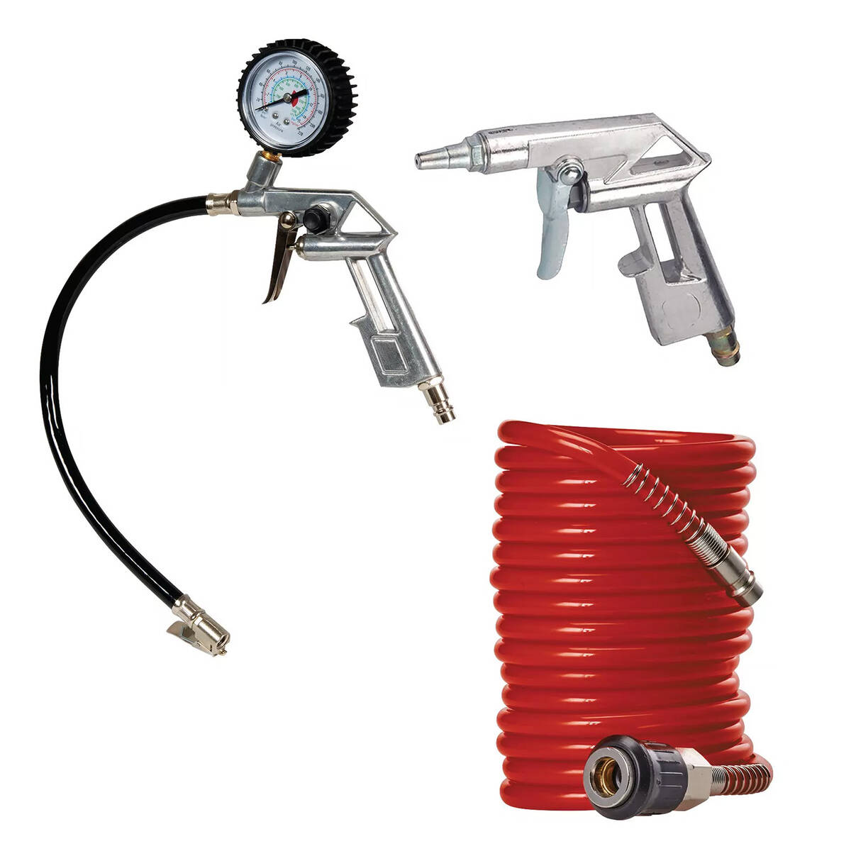 Einhell Druckluft-Zubehör-Set » 4132741 « 3-tlg., 8 bar, 5 m Schlauch