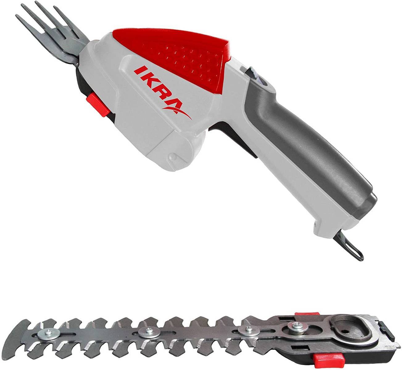 Ikra Akku-Grasschere » IGBS 1054 « Li-Ion - 2in1 Multi-Werkzeug