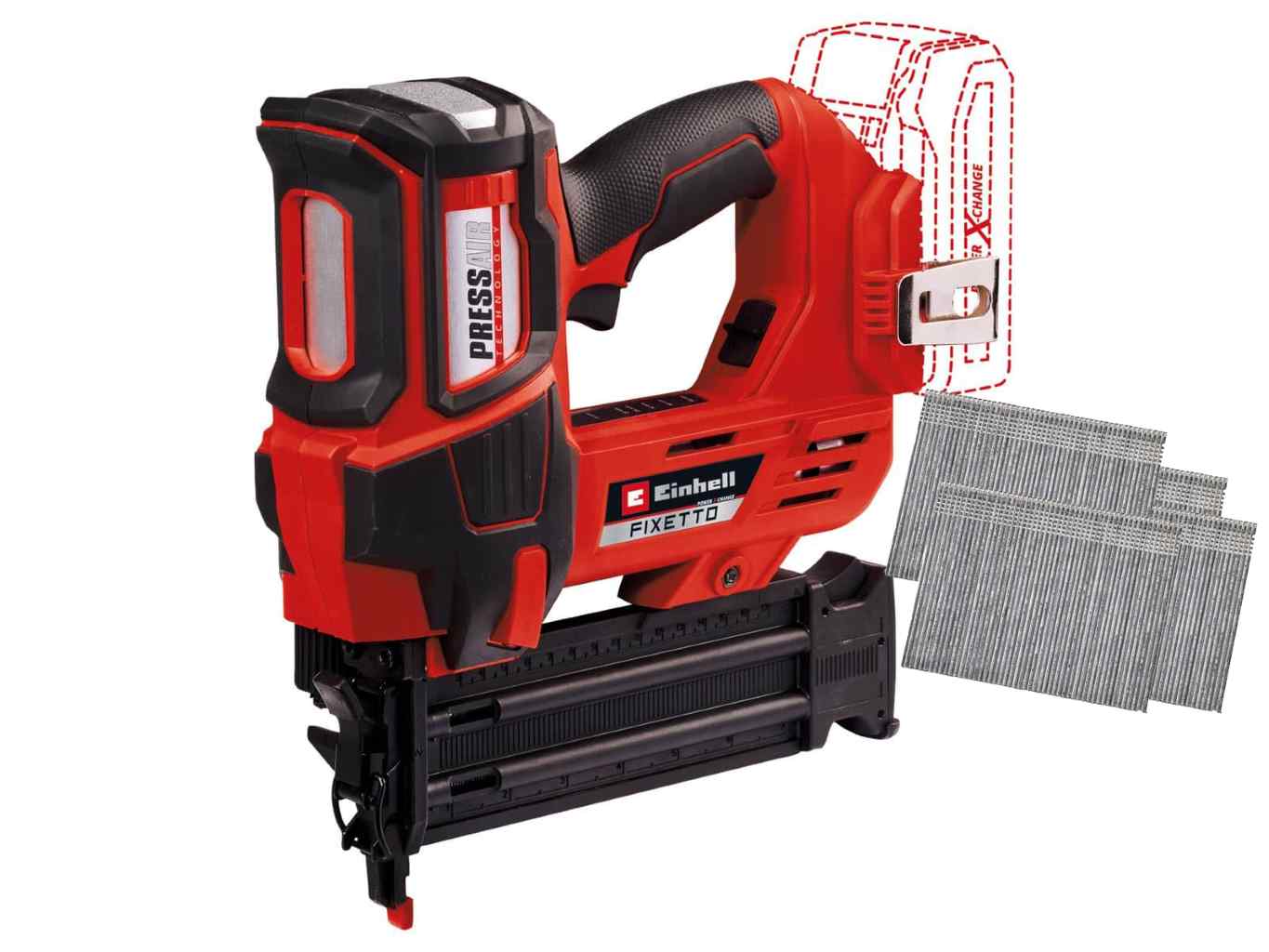 Einhell Akku-Nagler » Fixetto 18/50 N « 18 Volt, 50 mm