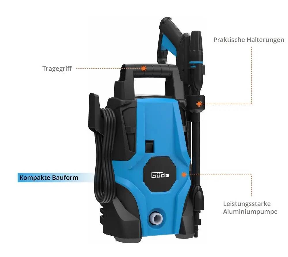 Güde Hochdruckreiniger » GHD 1400-105 « Effizient für Haus und Garten