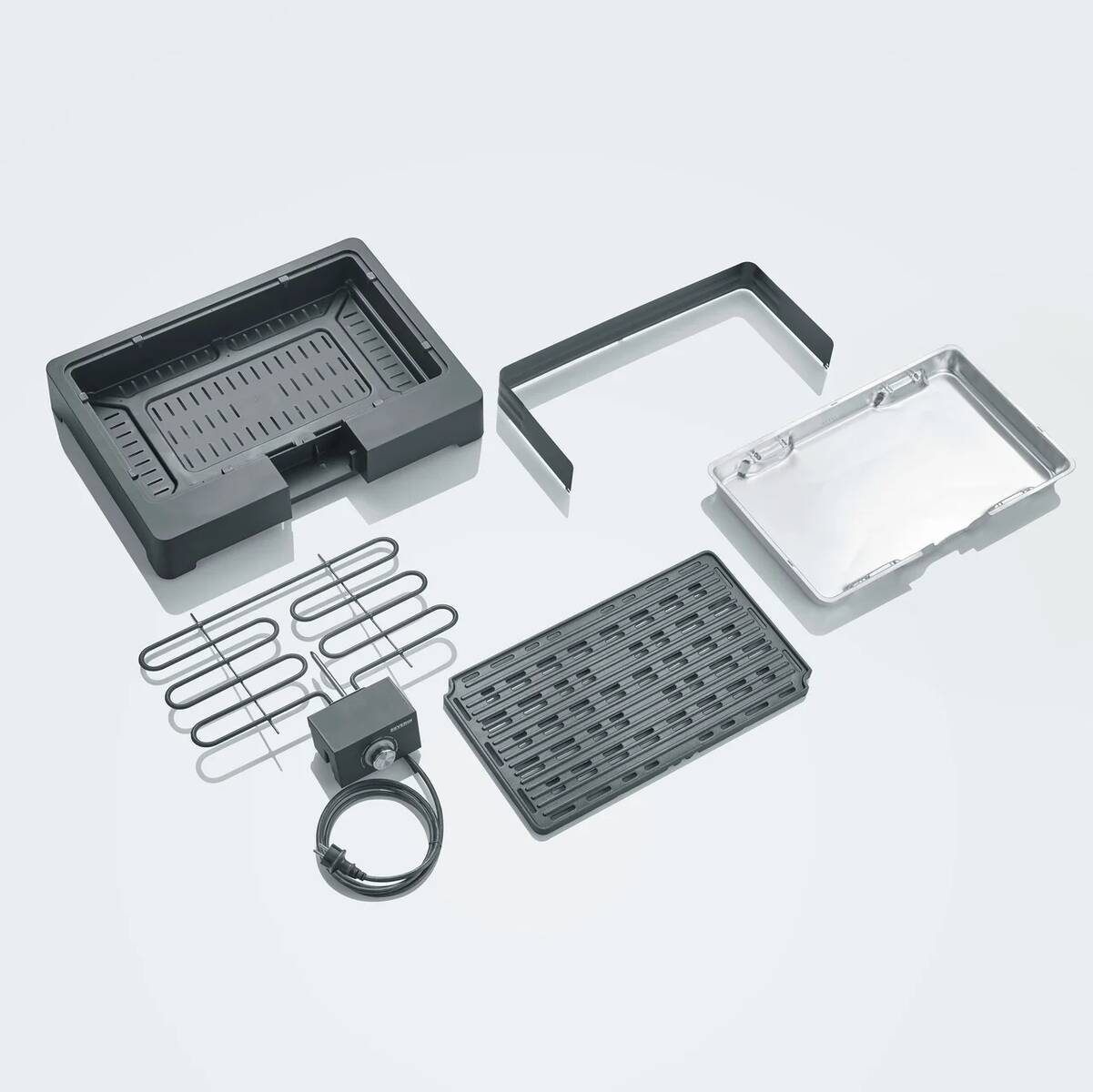 Severin Elektrogrill » PG 8566 « 2200W Stand u.Tischgrill, 44,5 x 26cm