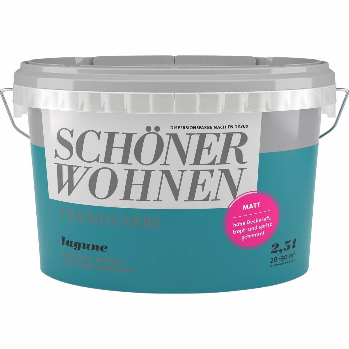 Schöner Wohnen Trendfarbe » Lagune « matt, hochdeckend - 2,5 l