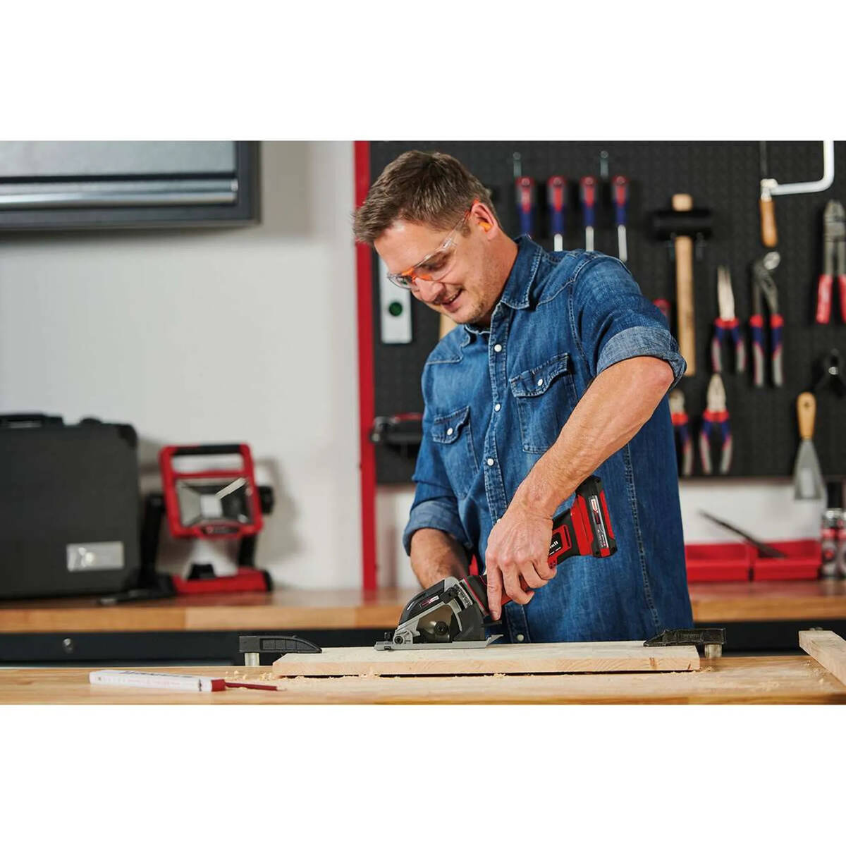 Einhell Akku-Mini-Handkreissäge » TE-CS 18/89 Li Solo « PXC 18 Volt