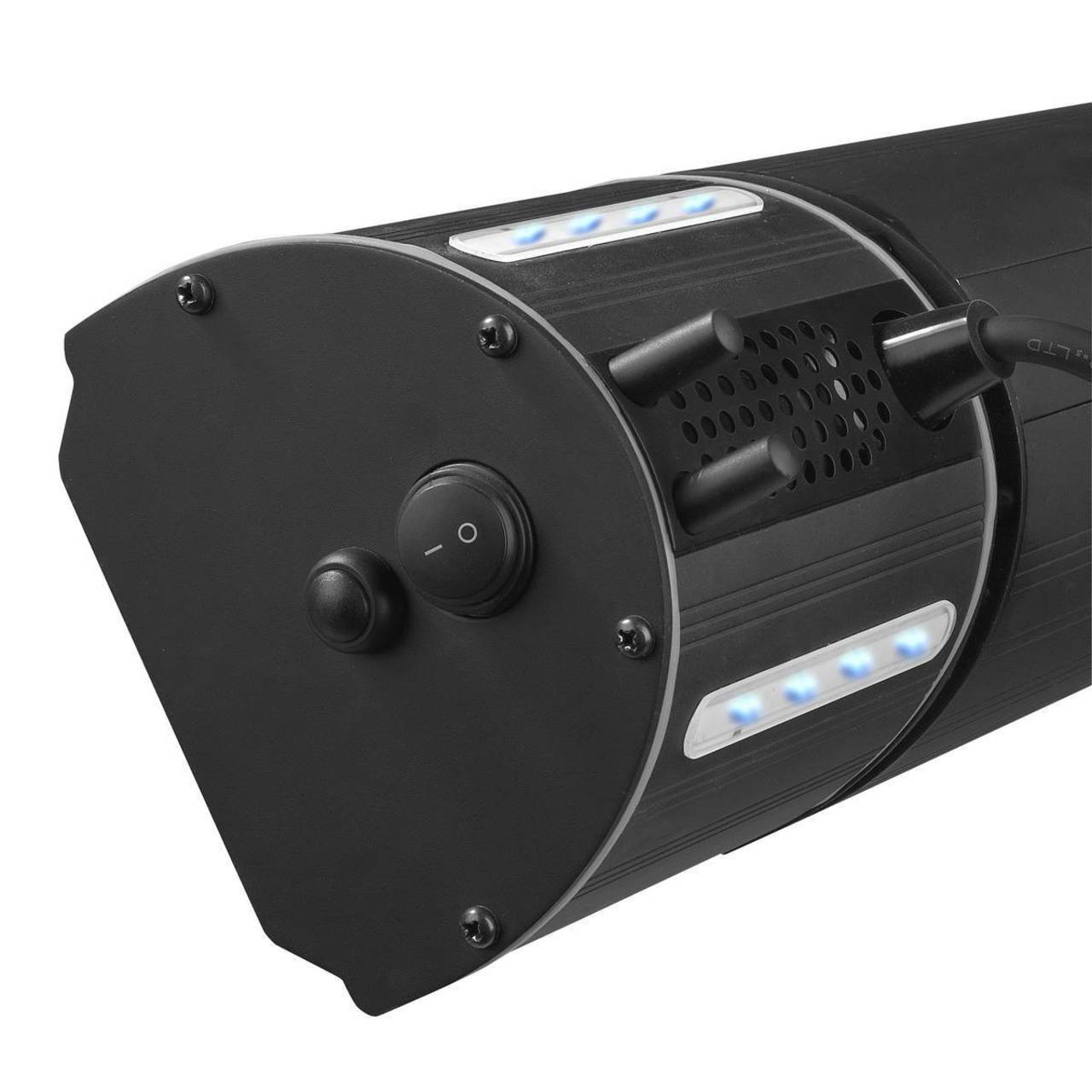 Eurom Heiztrahler Heat & Beat schwarz 2 kW, mit Bluetooth Boxen, App-Steuerung