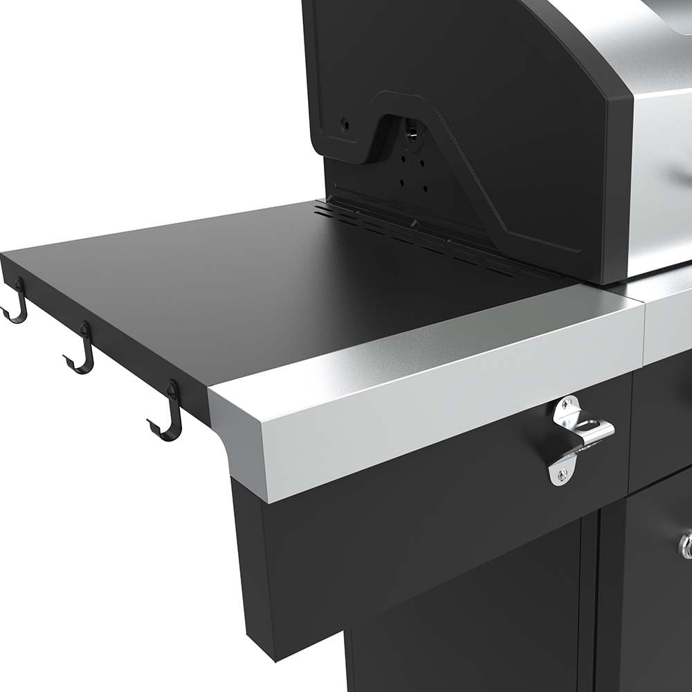 El Fuego Gasgrill » Kingston « 17,4 kW - LED-Regler & Seitenbrenner