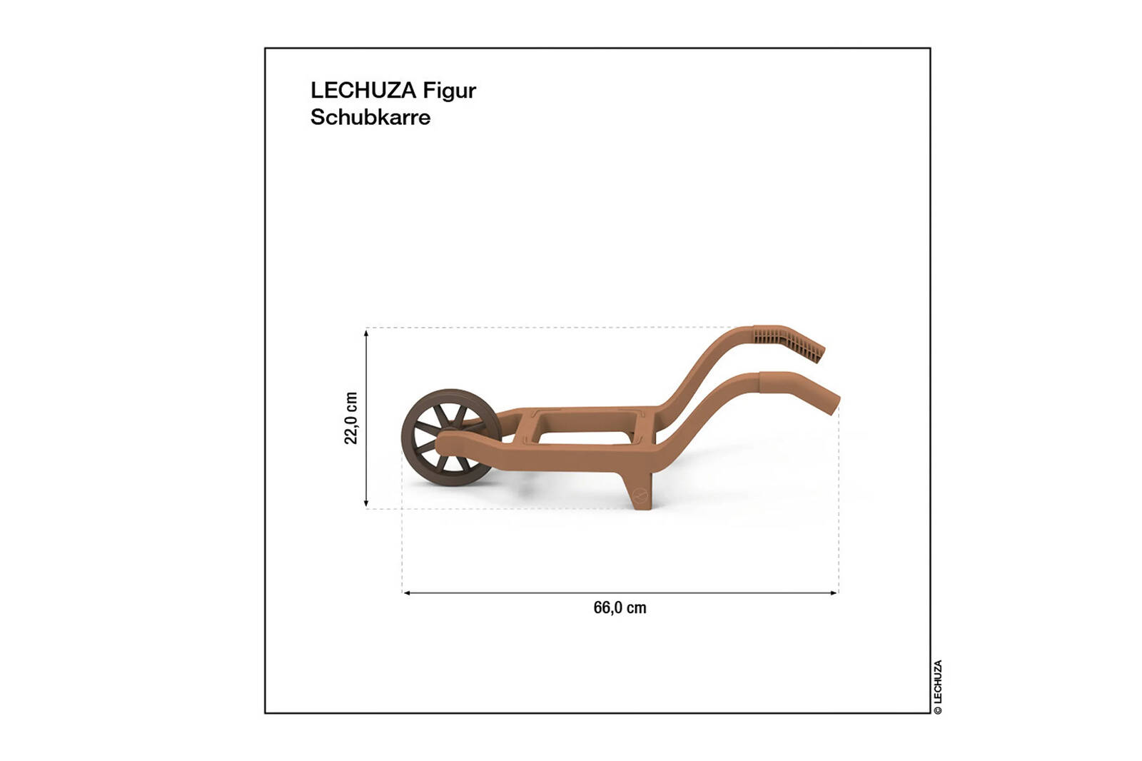 Lechuza Playmobil Schubkarre » 19074 « für XXL-Figuren mit Höhe 65 cm
