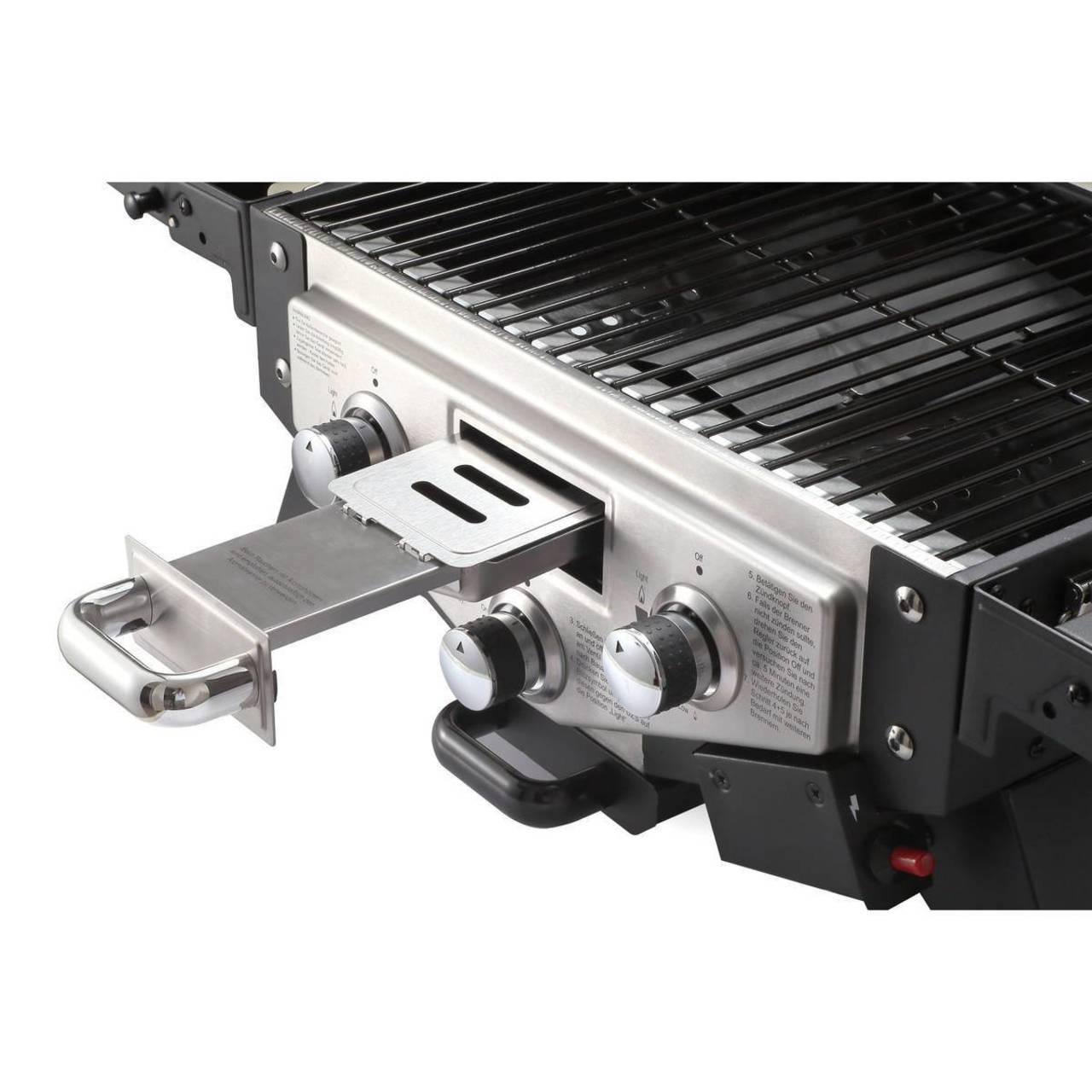 El Fuego® Gasgrill "Medison" schwarz, 2 Brenner, Tischgrill, BBQ, Grillen