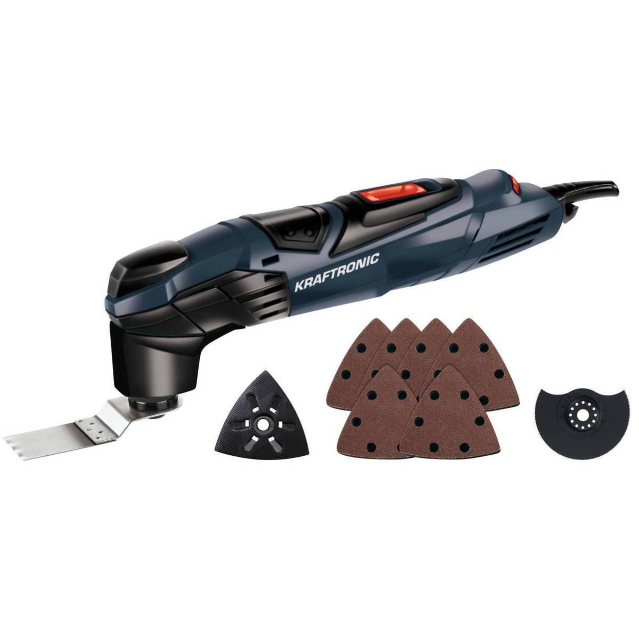 Kraftronic Multifunktionswerkzeug KT-MT 200, 200W, Dreiecksschleifer, Tauchsäge