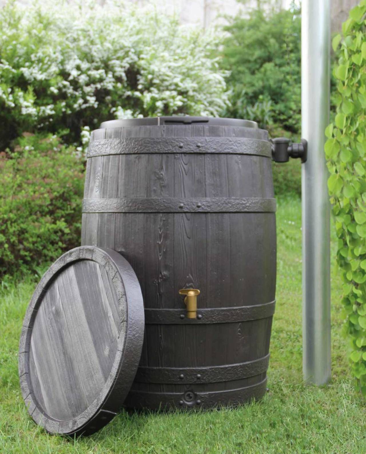 GRAF Regenspeicher » Vino « 250 Liter - Regenfass braun inkl. Deckel