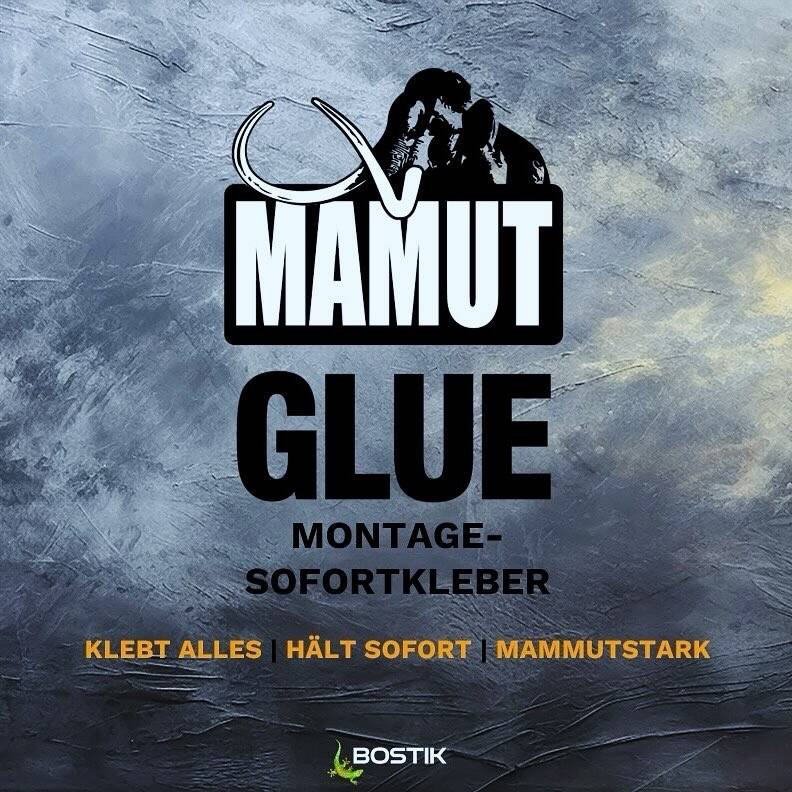 Bostik Montagekleber » Mamut Glue « 450g, hält sofort, klebt alles
