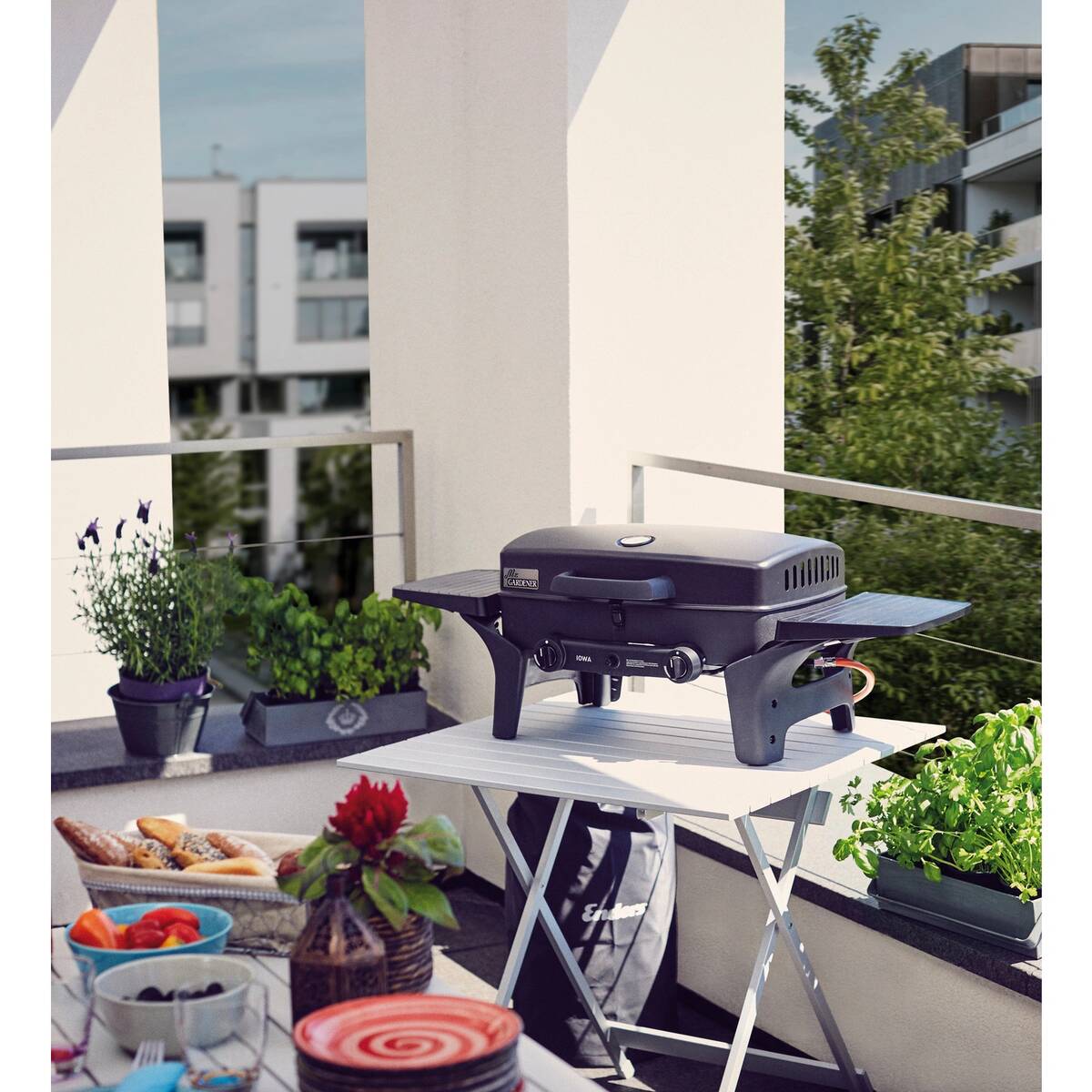 Mr. Gardener Gasgrill » Iowa « von Enders, 4,4 kW, Piezo, 2 Ablagen