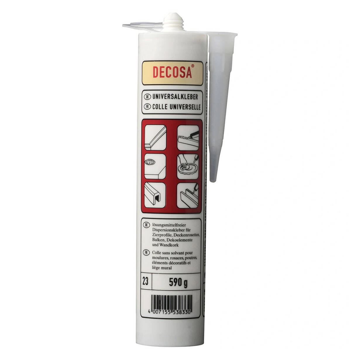 Decosa Universalkleber » 860332 « 590 g Kartusche, lösemittelfrei