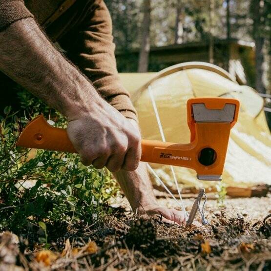 Fiskars Camping Axt » X13 « 33,5 cm, Size S, 480g leicht, FiberComp™