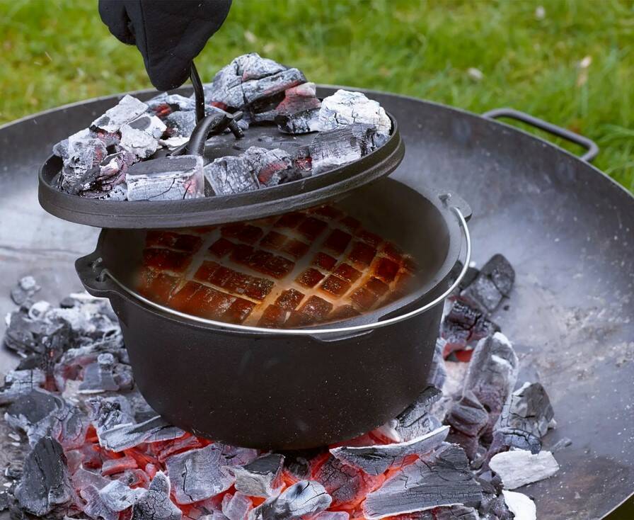 El Fuego » Dutch Oven Set 7-teilig « 100% Gusseisen