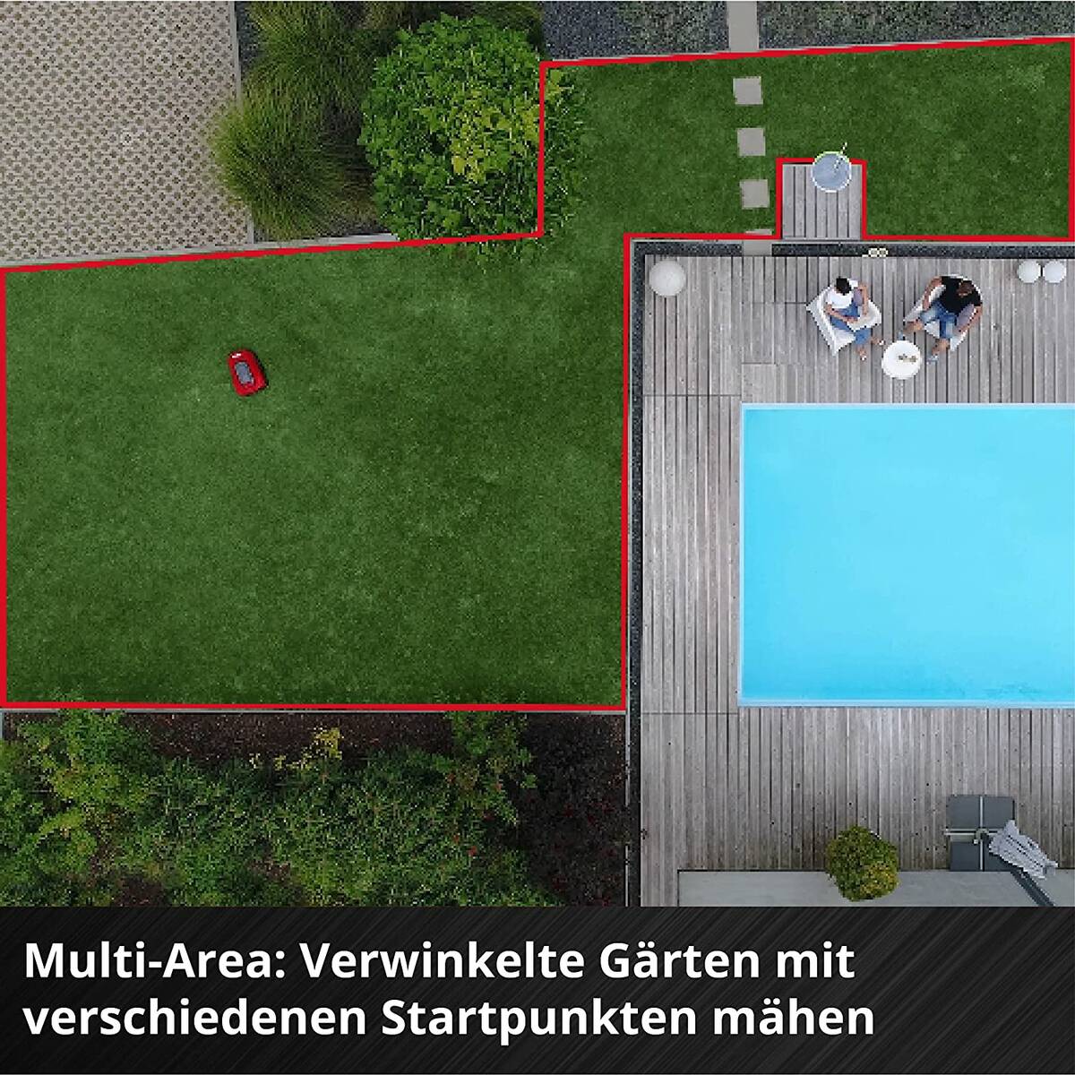 Einhell Mähroboter » FREELEXO 500 BT « Inkl. Regensensor u. Bluetooth
