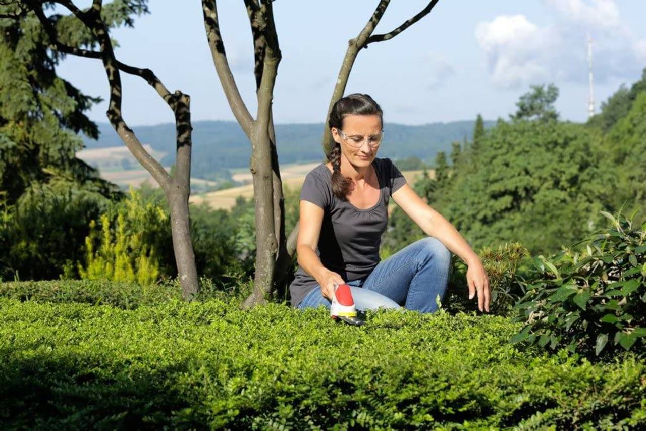 Ikra Akku-Grasschere » IGBS 1054 « Li-Ion - 2in1 Multi-Werkzeug