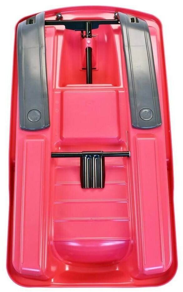 KHW Profi Schlitten » Snow Fox « Metallbremse, Pink, leicht u. robust