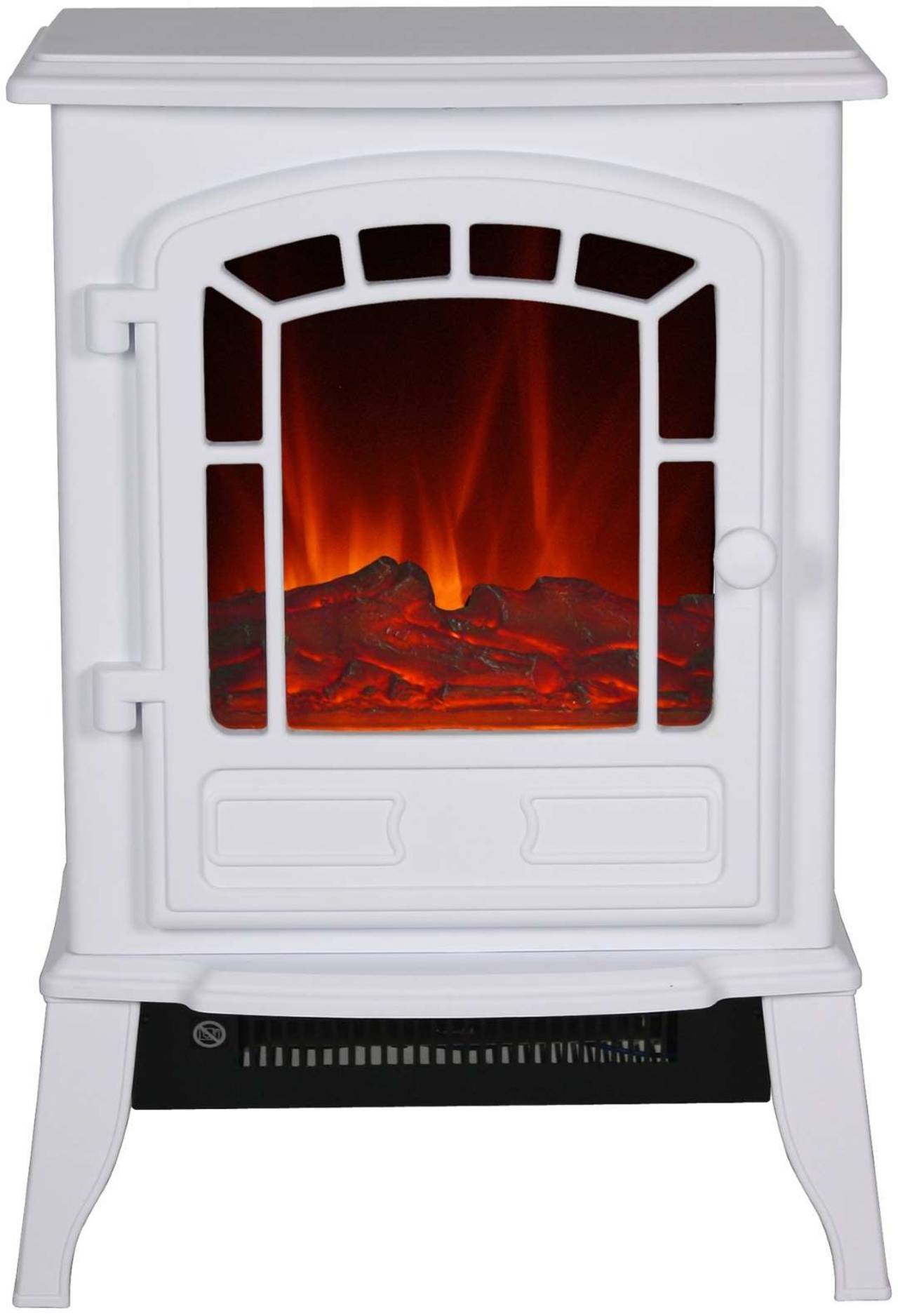 El Fuego® Elektrokamin » Como « Weiß, LED Beleuchtung & Gluteffekt