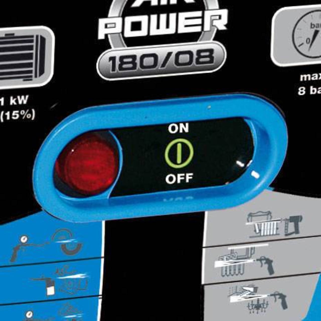 Güde Kompressor Airpower 180/08, mobiler Kompressor, Multikompressor