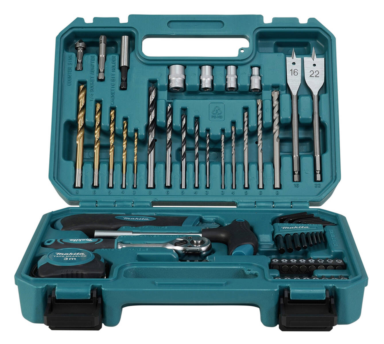 Makita Bohrer- und Bit-Set » E-15095 « 60-tlg. Makita Zubehör E-15095