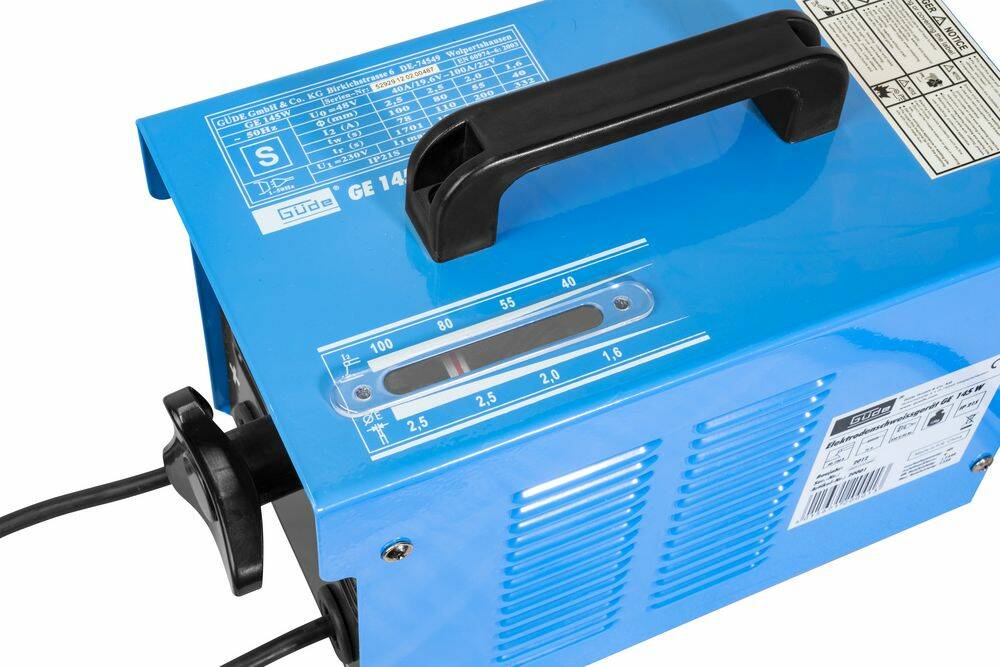 Güde Elektrodenschweissgerät » GE 235TC « Mit Schlackenhammer & Bürste
