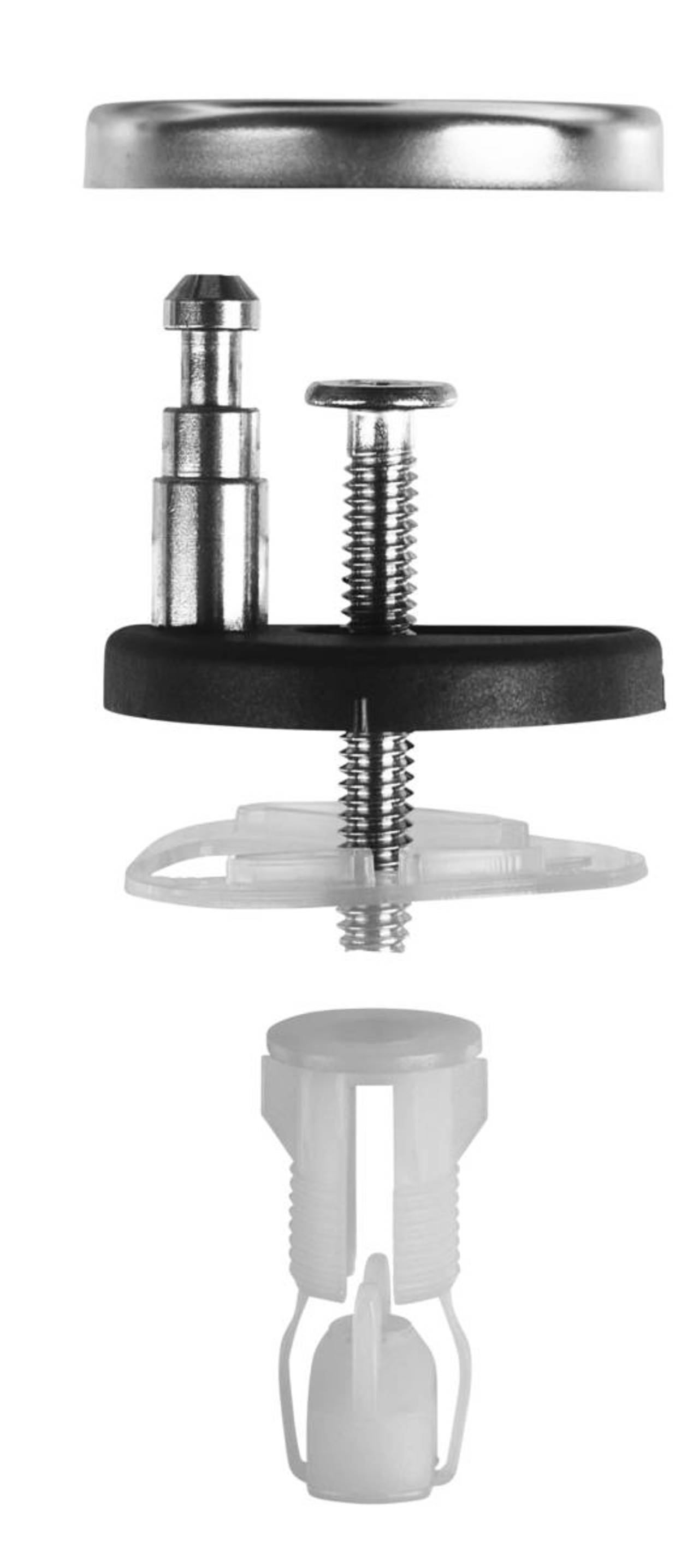 Cornat WC-Sitz » NOIR « Duroplast mit Natursteinplatte