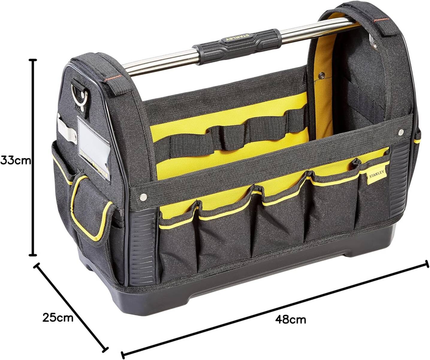 Stanley Werkzeugtasche » FatMax « Stahlrahmen, 600D Nylon, Ergo-Griff