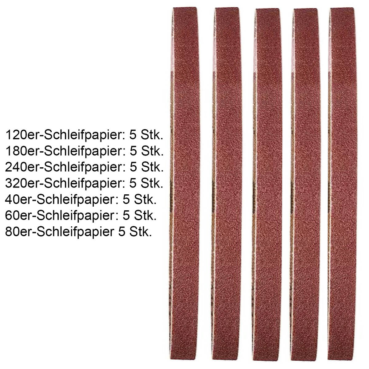 Einhell Schleifband-Set » 4419817 « 35 Stk. für TE-BF 18 Li