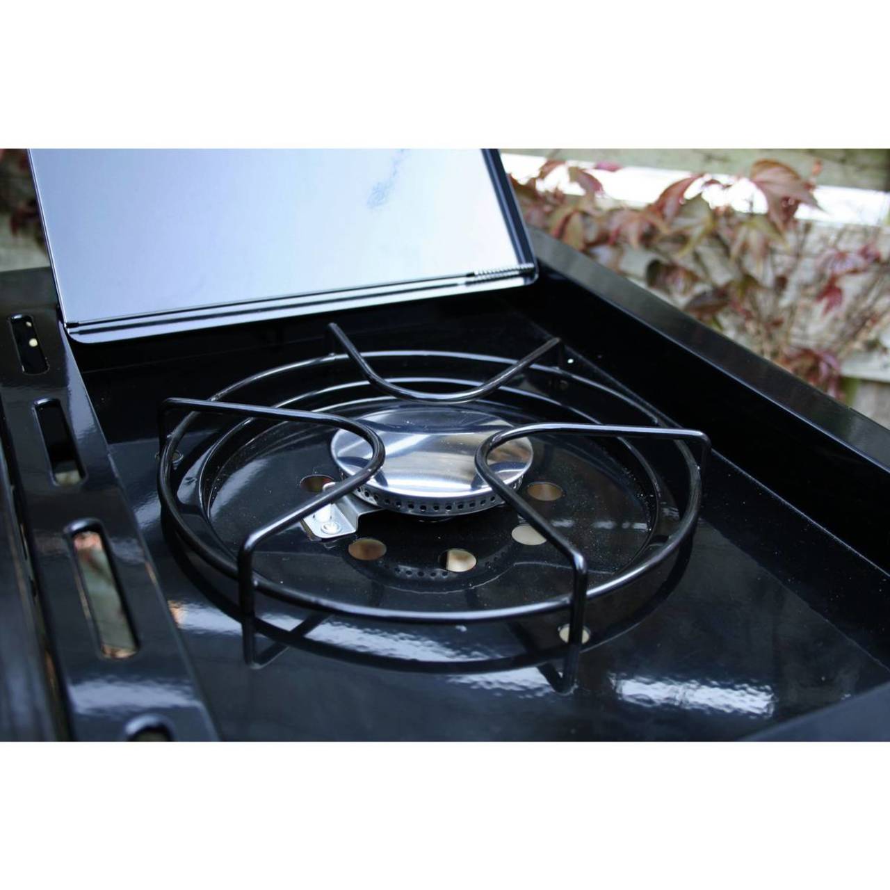 Mr. Gardener Gasgrill » Kingman 3 Plus « inkl. Heckbrenner & Seitenkocher