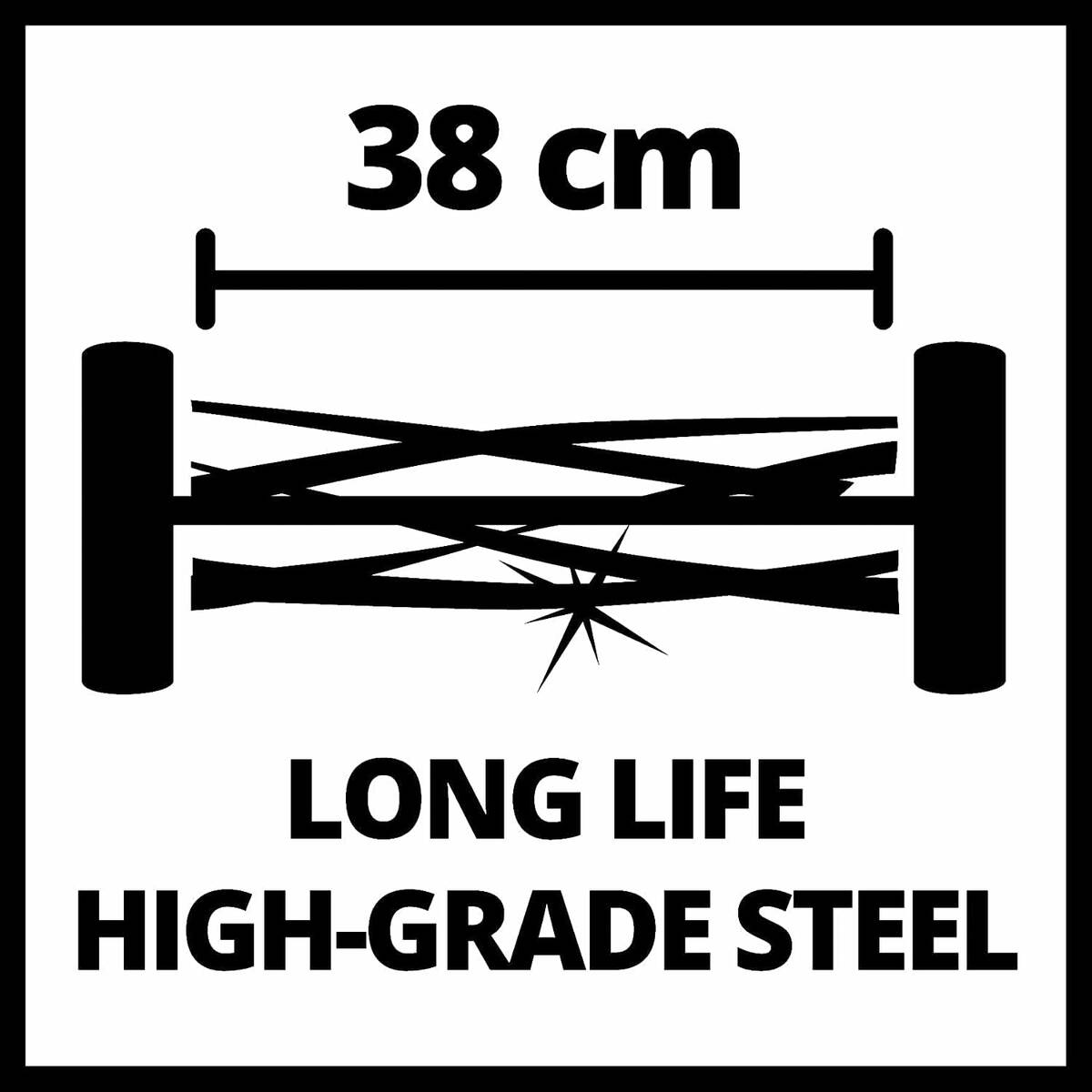 Einhell Hand-Rasenmäher » GE-HM 38 S « Golfrasentaugliche Ergebnisse