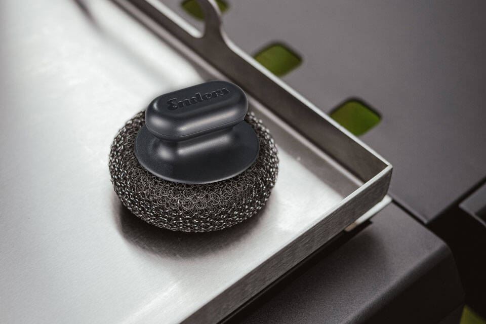 Enders Grillbürste » 8828 « für Plancha-Platten & Edelstahlpfannen