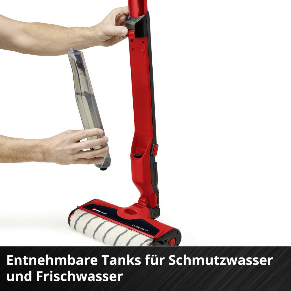 Einhell Akku-Hartbodenreiniger » CLEANEXXO « mit Boost-Mode, 18 V Solo