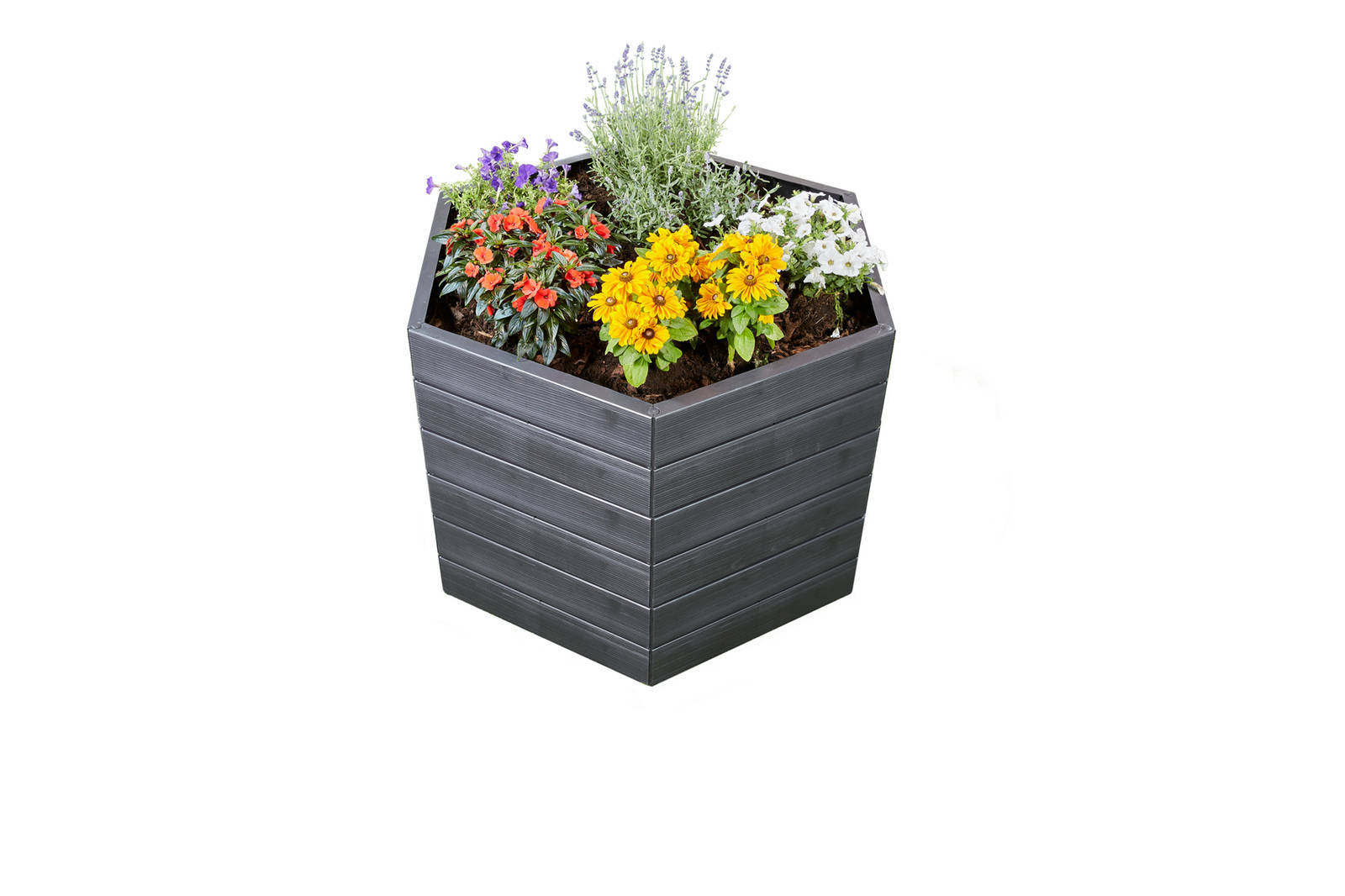 Garantia » Ergo Hochbeet « 6-eckig mit Klick-System - erweiterbar