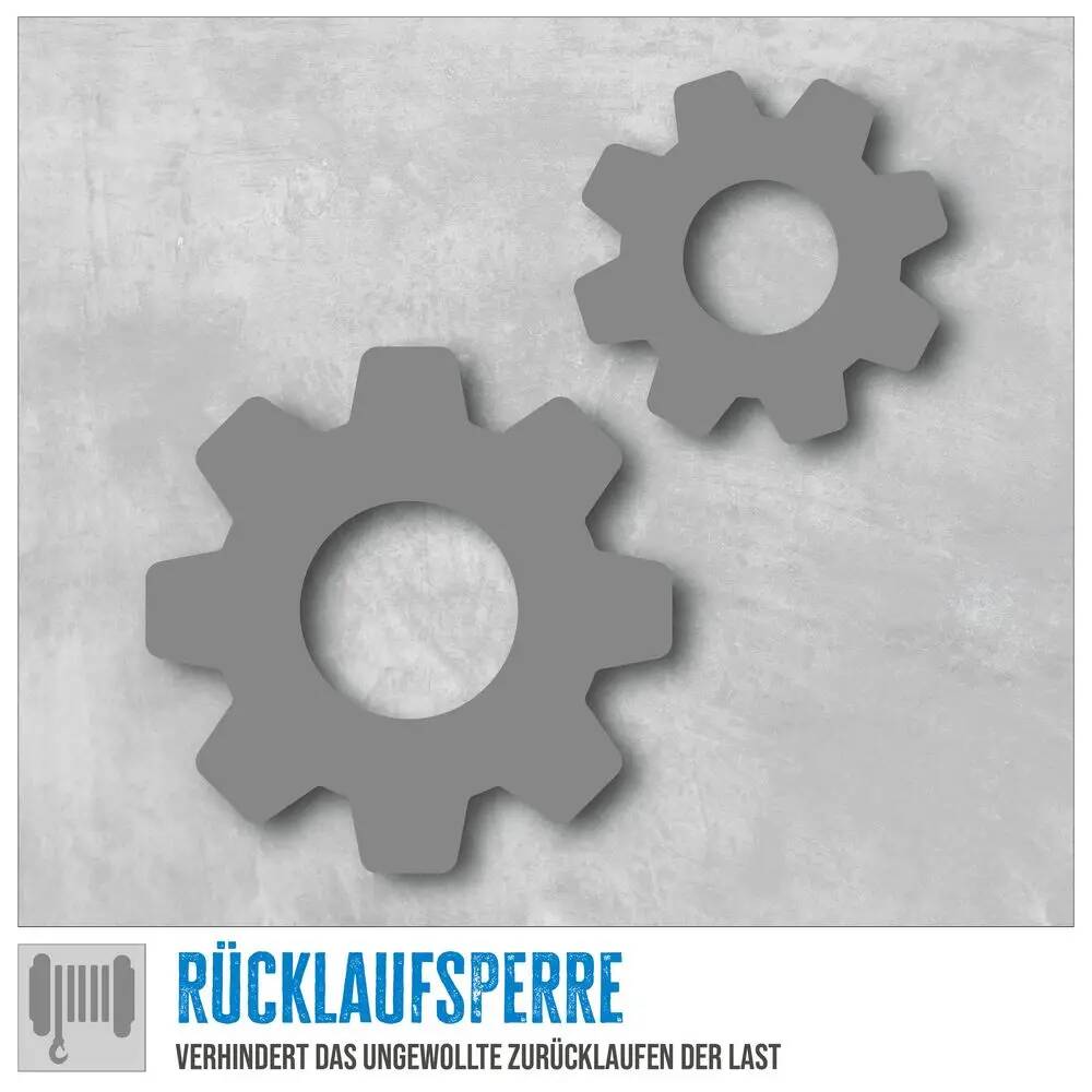 Güde Gurtwinde » GGHW 900/8 « Extrastark, 900 kg Zugkraft