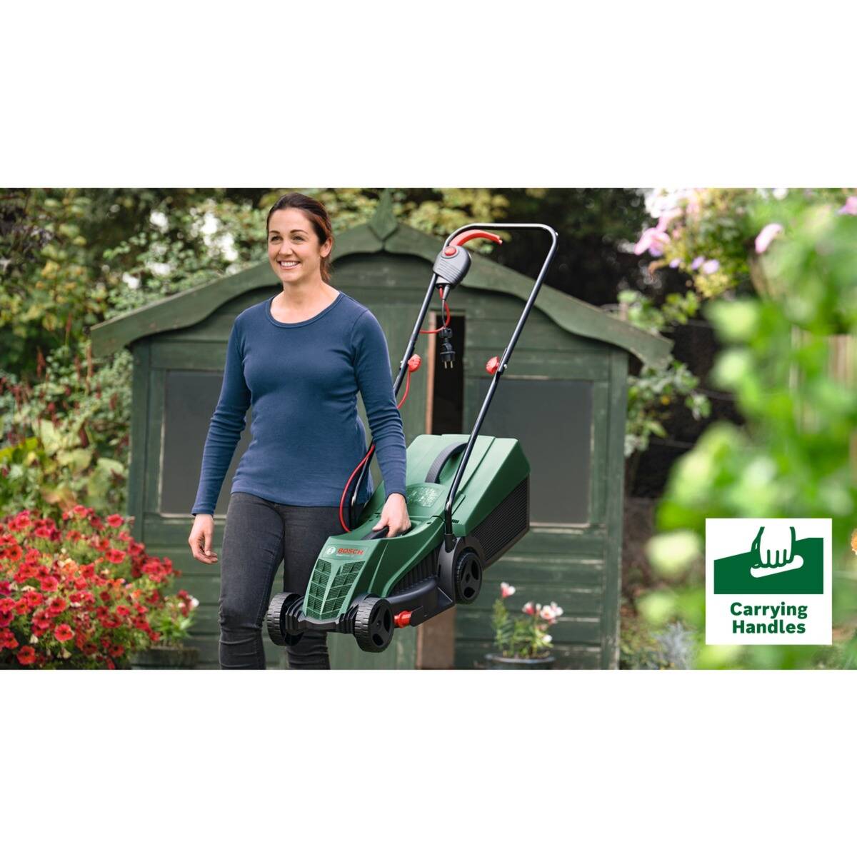 Bosch Elektro-Rasenmäher » EasyRotak 32-205 « 1200 W, 31 l Fangkorb